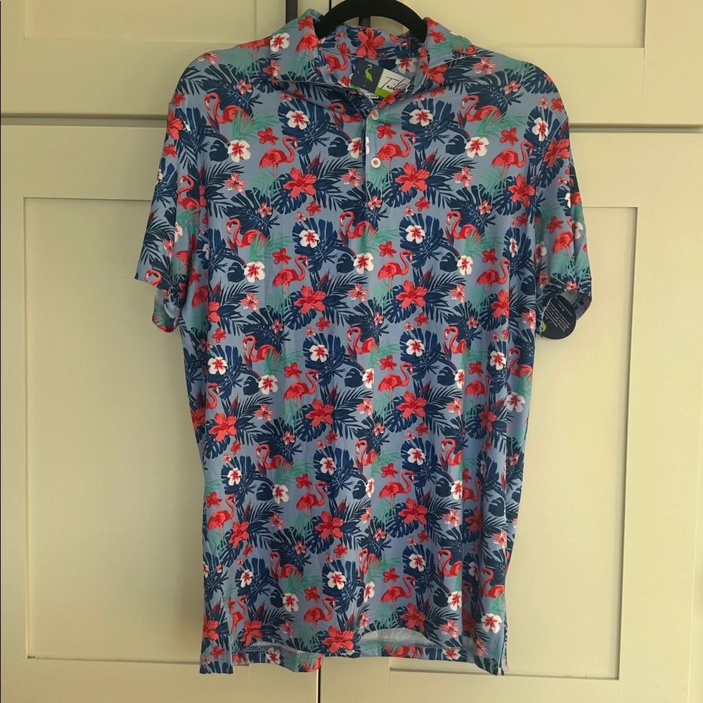 Tailorbyrd Performance Tropical Golf Polo
